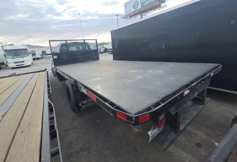 TMA truck staged with traffic control equipment for a highway work zone