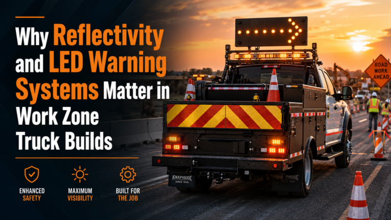 Why Reflectivity and LED Warning Systems Matter in Work Zone Truck Builds
