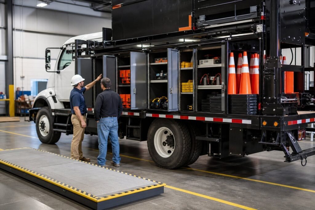 Planning Storage and Payload on a Traffic Control Truck