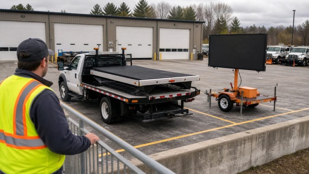 Mounted or Trailer Message Board: Compare Fleet Logistics Before You Choose
