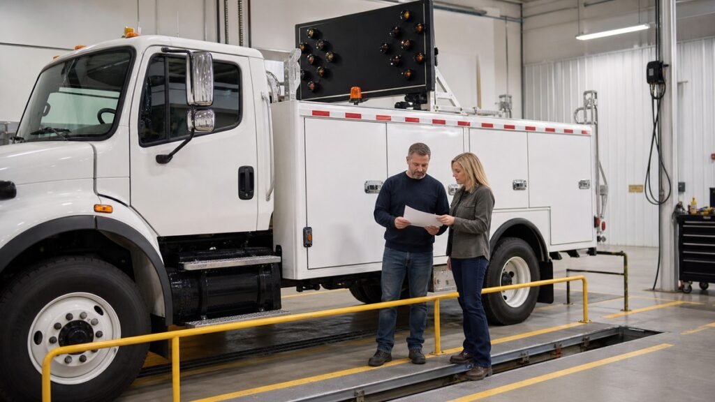 How to Document a Traffic Safety Truck After Repair Before Reassignment